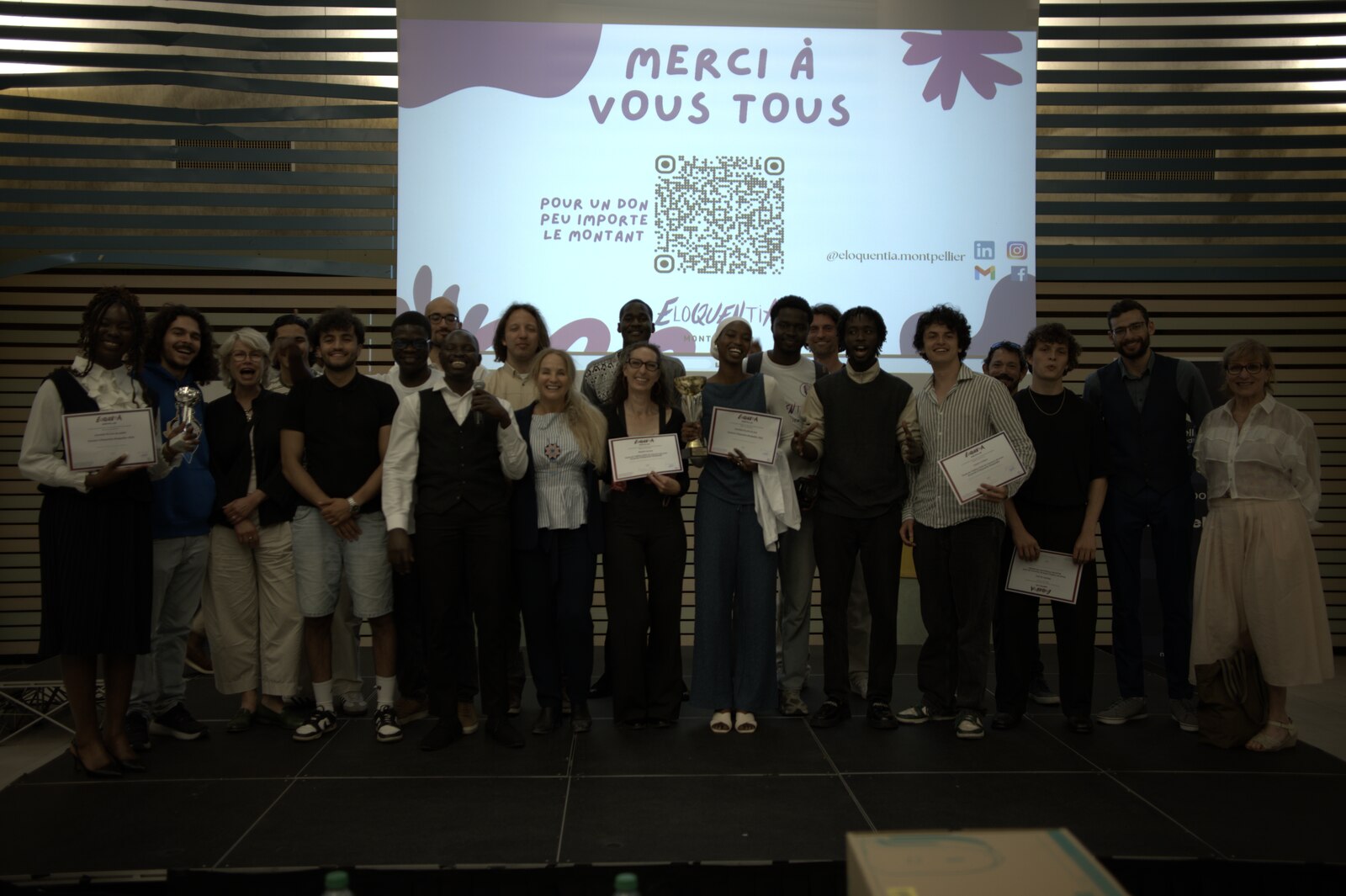 Prise de parole au concours d'éloquence Montpellier