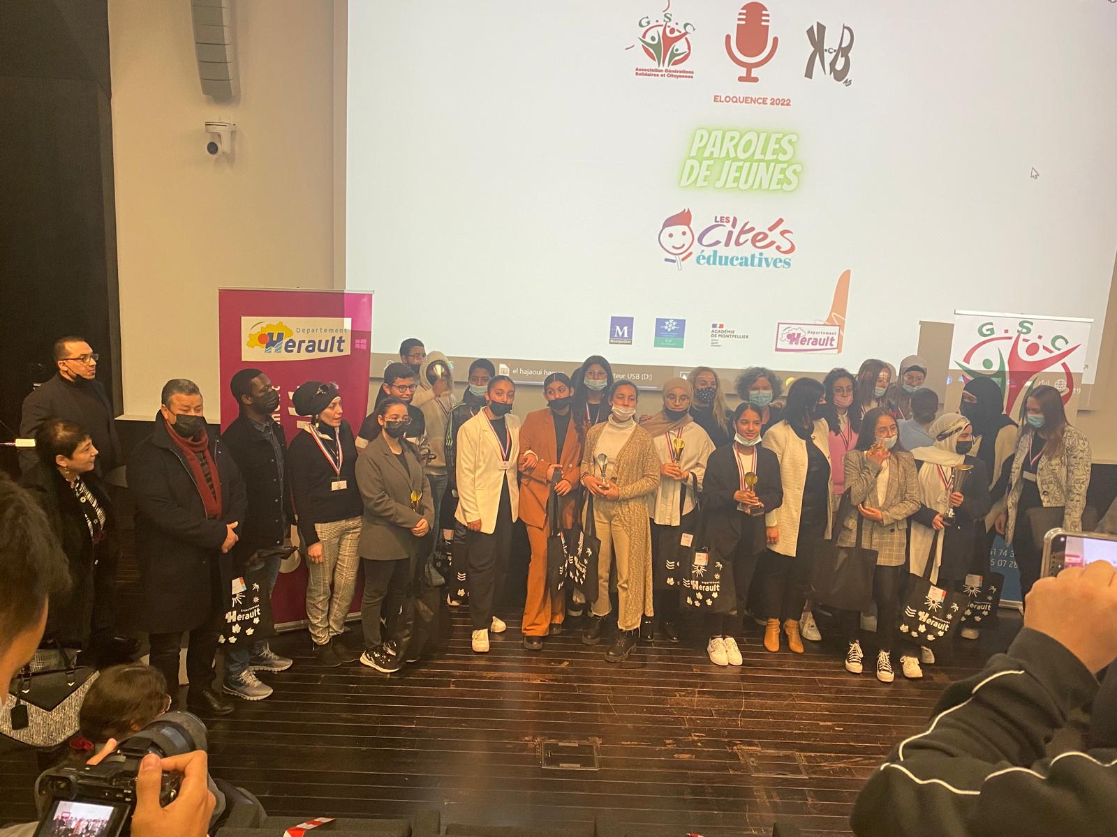 Concours d'éloquence Paroles de jeunes, Génération Solidaire et Citoyenne
