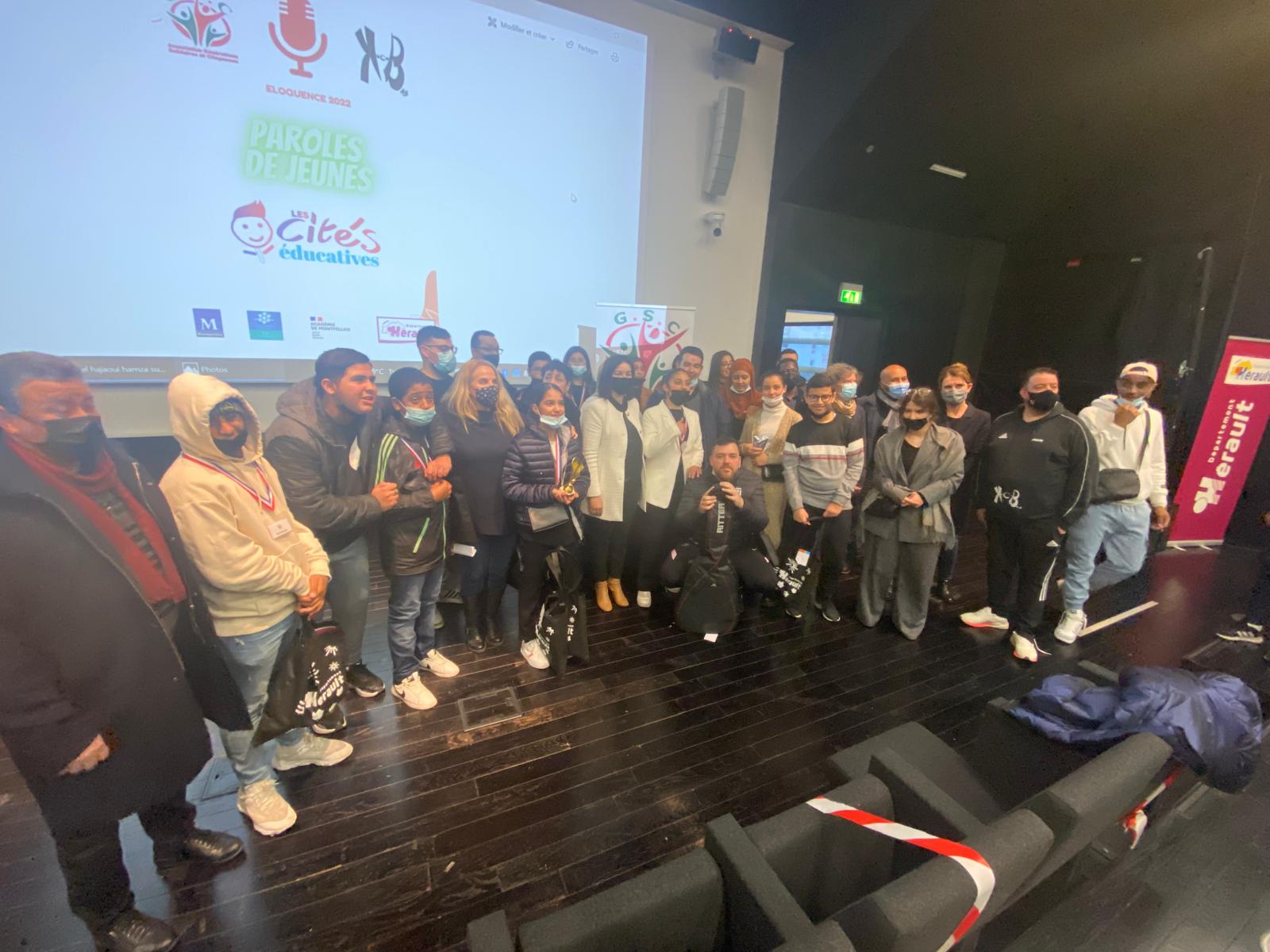 Remise des prix, concours d'éloquence Paroles de jeunes, Eloquence 2022