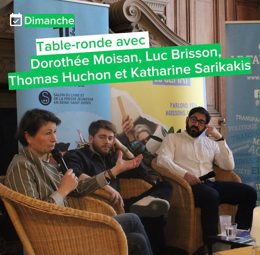 Table-ronde avec Dorothée Moisan, Luc Brisson, Thomas Huchon et Katharine Sarikakis