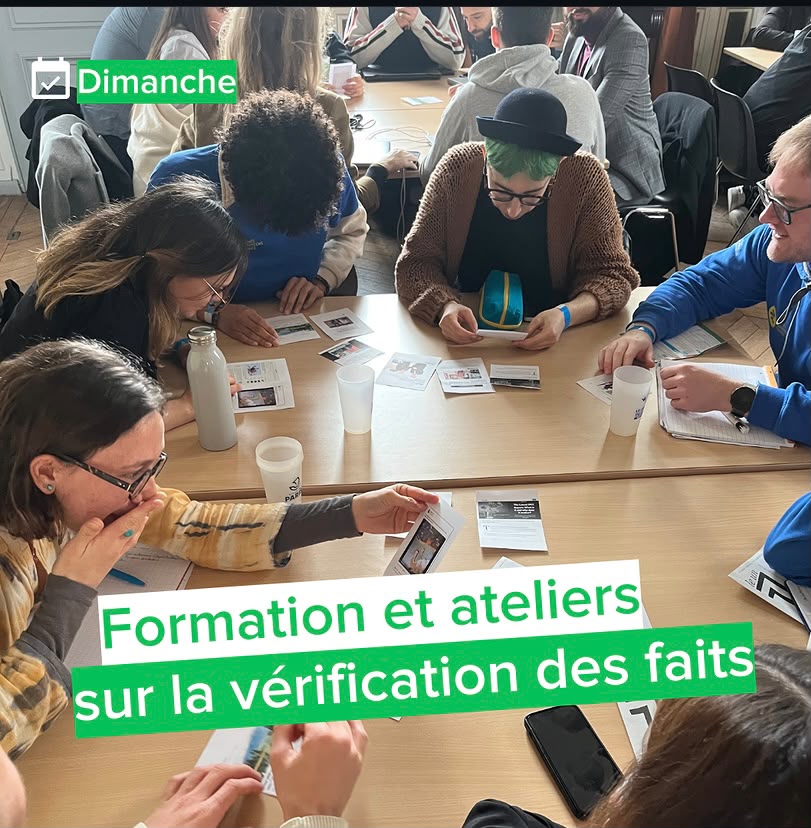 Formation et ateliers sur la vérification des faits