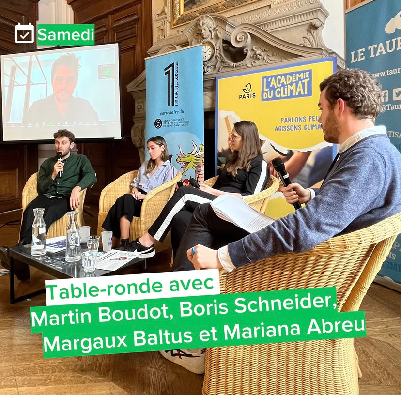 Table-ronde avec Martin Boudot, Boris Schneider, Margaux Baltus et Mariana Abreu