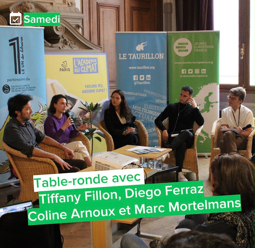 Table-ronde avec Tiffany Fillon, Diego Ferraz, Coline Arnoux et Marc Mortelmans