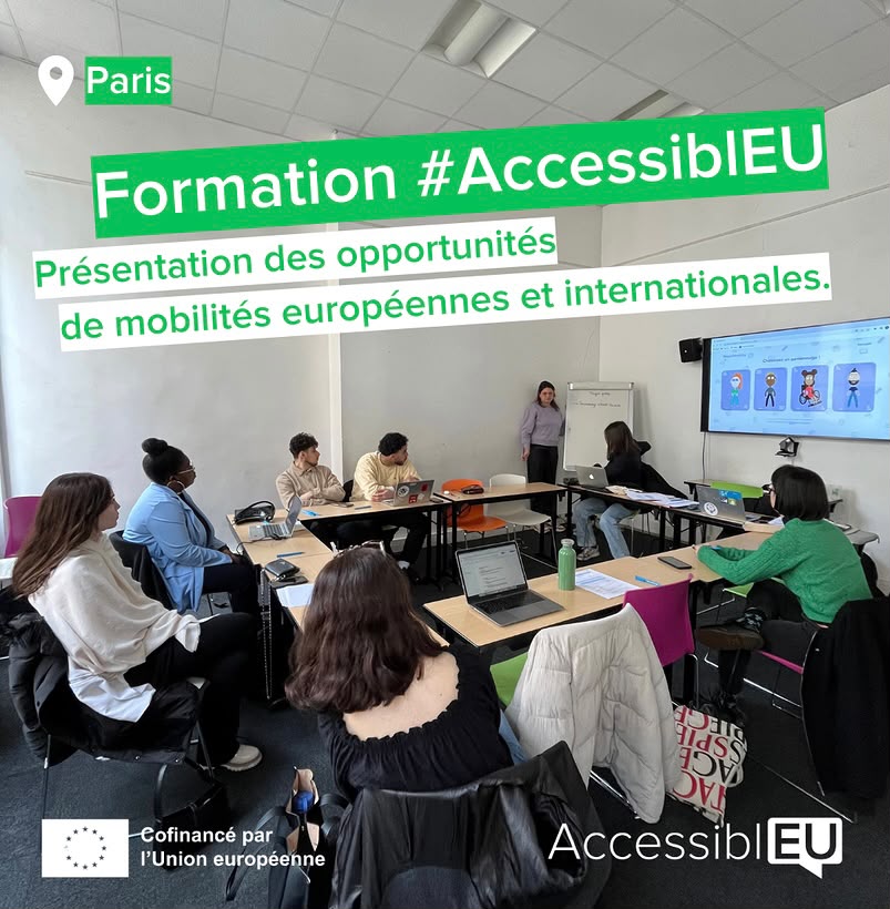 Formation AccessiblEU à Paris, mobilités européennes et internationales
