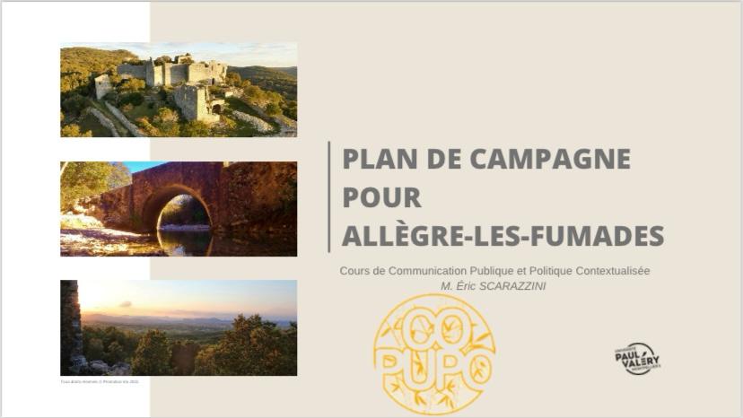Plan de campagne pour Allègre-les-Fumades