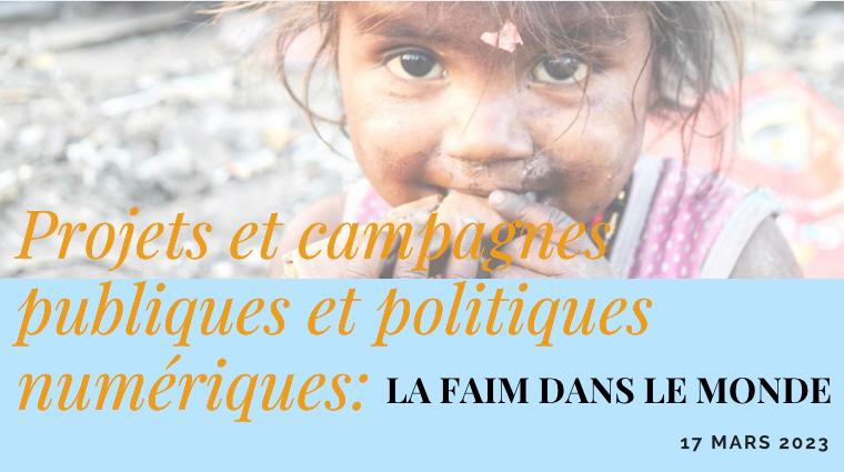 Le Monde sans faim, campagne de sensibilisation